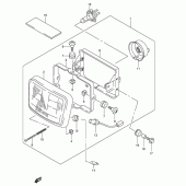 Схема узла: Фара (Model y/k1) для Suzuki DR-Z400 DR-Z400S