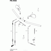 Схема узла: Руль & Тросики для Suzuki VZ1500 Boulevard M90