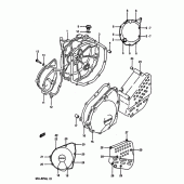Схема узла: Крышки картера для Suzuki GSX-R750