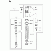 Схема вузла: Амортизатор задній для Suzuki RM-Z250
