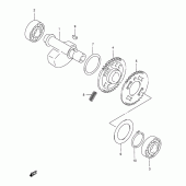 Схема вузла: Балансувальний вал для Suzuki XF650 Freewind