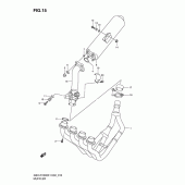 Схема вузла: Вихлопна система для Suzuki GSX-R1000