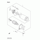 Схема узла: Стартер электрический для Suzuki UH125 Burgman