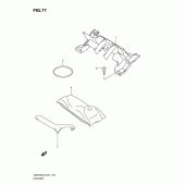 Схема узла: Держатель инструмента для Suzuki GSR750