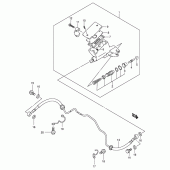 Схема вузла: Гідравлічний шланг зчеплення для Suzuki GSX1300 Hayabusa