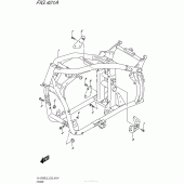 Схема вузла: Рама для Suzuki VL1500 Boulevard C90 BOSS