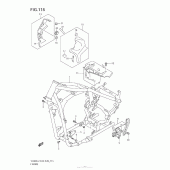 Схема узла: Рама (Vl800T E33) для Suzuki VZ800 Boulevard M50
