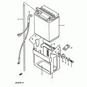Схема вузла: Акумулятор для Suzuki GSX-R750