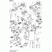 Схема вузла: Електропроводка для Suzuki AN400 Burgman (EU analogue of SkyWave)