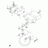Схема вузла: Електроустаткування для Suzuki DR250