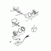 Схема узла: Поворотники для Suzuki GS1000