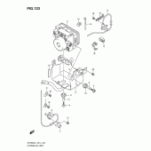 Схема вузла: Блок ABS (Sfv650ual1 e21) для Suzuki SFV650 Gladius