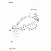 Схема вузла: Бічні панелі (An400zal1 e33) для Suzuki AN400 Burgman (EU analogue of SkyWave)