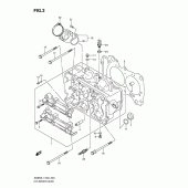 Схема узла: Головка цилиндра для Suzuki AN650 Burgman (EU analogue of SkyWave)