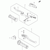 Схема вузла: Ручки керма для Suzuki SV650