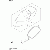 Схема вузла: Seat (An650L4 E33) для Suzuki AN650 Burgman (EU analogue of SkyWave)