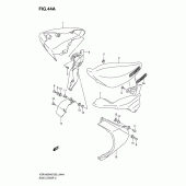 Схема вузла: Бічна кришка (Vzr1800zk7/zu2k7/zk8/zu2k8/zk9/zufk9) для Suzuki VZR1800 Intruder M1800R/ Boulevard M109R