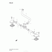 Схема вузла: Система індукції повітря для Suzuki GSX-R1000
