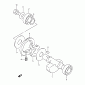 Схема вузла: Балансувальний вал для Suzuki DR350
