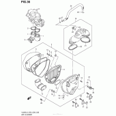 Схема узла: Воздушный фильтр для Suzuki VL800 Boulevard C50T