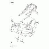 Схема узла: Рама для Suzuki GSX1300 Hayabusa