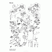 Схема вузла: Wiring Harness (An400Zal3 E28) для Suzuki AN400 Burgman (EU analogue of SkyWave)