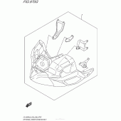 Схема вузла: Захист картера (Опція) для Suzuki DL1000 V-Strom