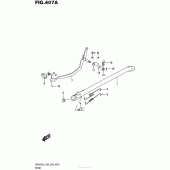 Схема вузла: Stand (Dr200Sl6 E03) для Suzuki DR200 DR200S