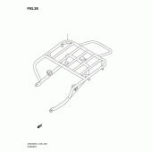 Схема узла: Багажник (Dr200sel1 e24) для Suzuki DR200 DR200SE