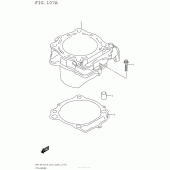 Схема вузла: Циліндр для Suzuki RM-Z450