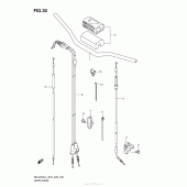 Схема вузла: Кермо & Тросики для Suzuki RM-Z250