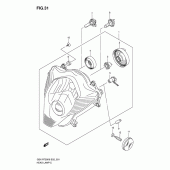 Схема вузла: Фара для Suzuki GSX-R750