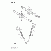 Схема узла: Распредвал & Клапан для Suzuki GSX1400