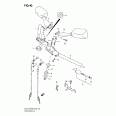 Схема узла: Руль & Тросики для Suzuki GSX1300 Hayabusa