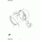 Схема узла: Кожух фары для Suzuki VL1500 Boulevard C90 B.O.S.S