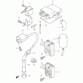Схема вузла: Електроустаткування для Suzuki DR-Z400 DR-Z400E