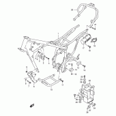 Схема узла: Рама для Suzuki DR200 DR200SE