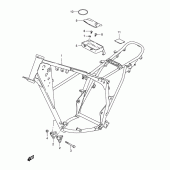 Схема узла: Рама для Suzuki TS125