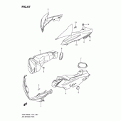 Схема узла: Воздухозаборник для Suzuki GSX-R600