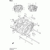 Схема вузла: Картер двигуна для Suzuki LS650 Boulevard S40