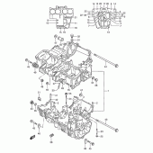 Схема узла: Картер двигателя для Suzuki GSX750 Katana