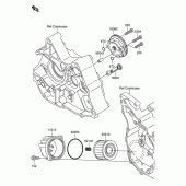Схема вузла: Масляний насос для Suzuki DR-Z110