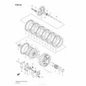 Схема вузла: Зчеплення для Suzuki VZ800 Boulevard M50