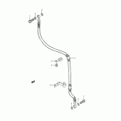 Схема вузла: Передній гальмівний шланг Suzuki LS650 Savage