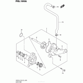 Схема вузла: Водяний насос для Suzuki AN650 Burgman (EU analogue of SkyWave)