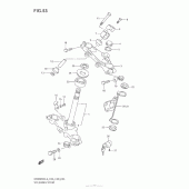 Схема вузла: Рульова траверса для Suzuki DR200 DR200SE