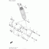 Схема вузла: Важіль прогресії (Dr650Sel5 E33) для Suzuki DR650 DR650SE