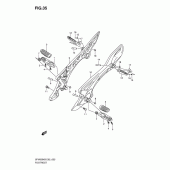 Схема узла: Подножки для Suzuki SFV650 Gladius