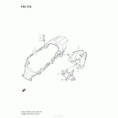 Схема вузла: Центральна панель (Gsx-R1000L3 E33) для Suzuki GSX-R1000