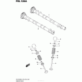 Схема вузла: Розподільний вал & Клапан для Suzuki GSX1300 Hayabusa